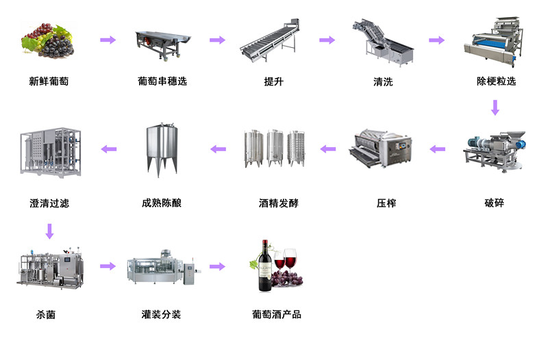 红葡萄酒生产线-山东天泰