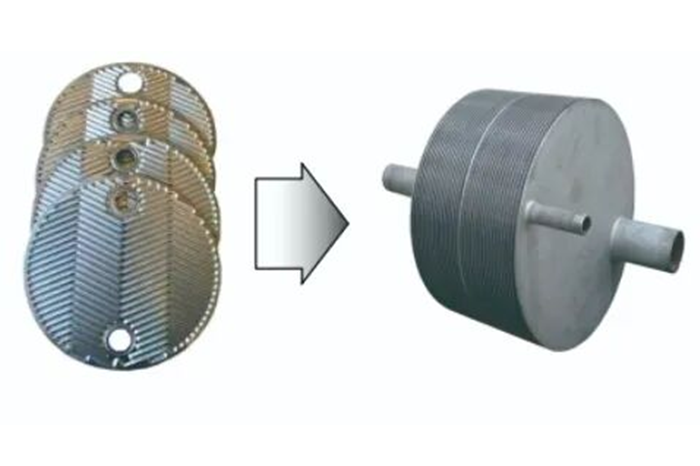 板壳式换热器的板束