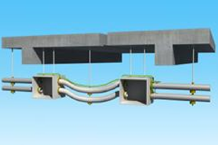 管道、桥架穿过建筑缝隙