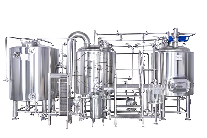 500L两器啤酒酿造设备-天泰案例