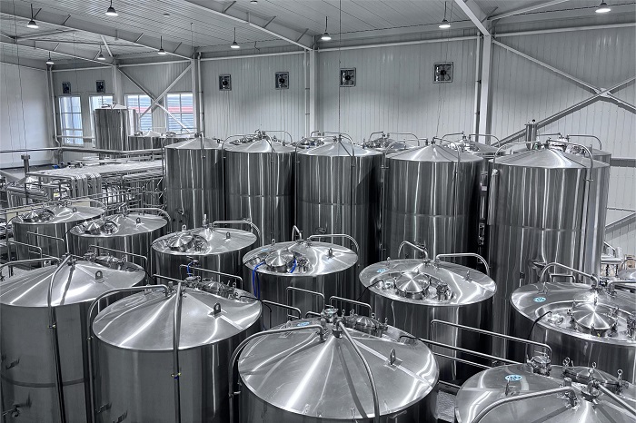 啤酒厂发酵设备-山东天泰项目案例