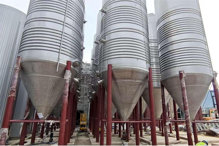 啤酒厂室外发酵罐-山东天泰